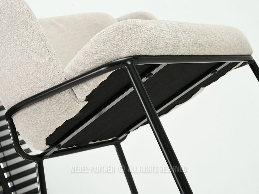 Židle Conor (béžová + černá)