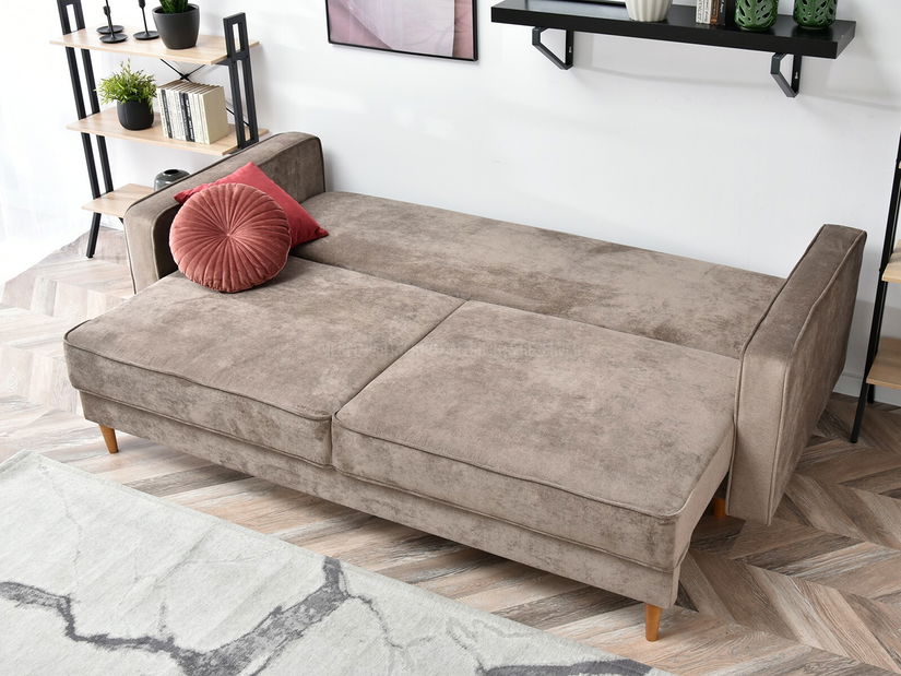 Pohovka dvousedačka Legacion (béžová + dub)