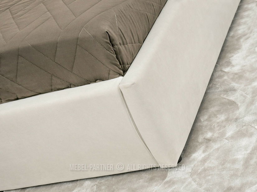 Manželská postel 180 cm Respondio 180 (krémová)