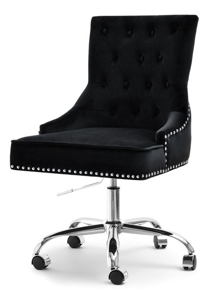 Židle Sonia (černá + chromová)