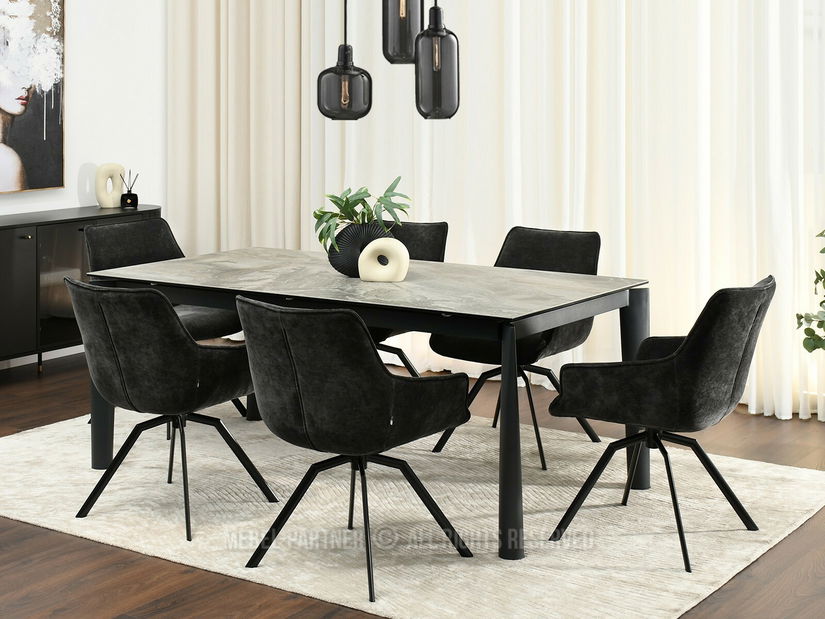 Jídelní židle Lowie (černá)