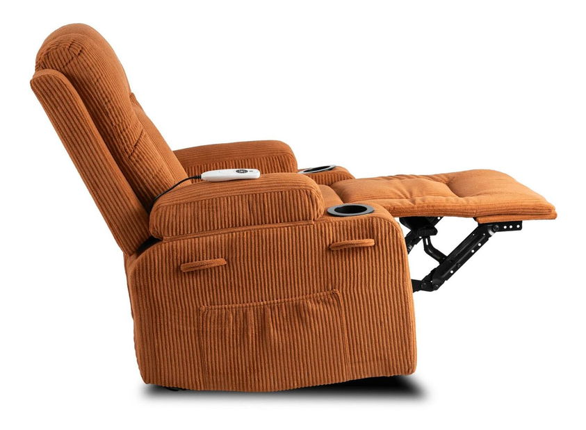 Masážní křeslo Banesto (oranžová)