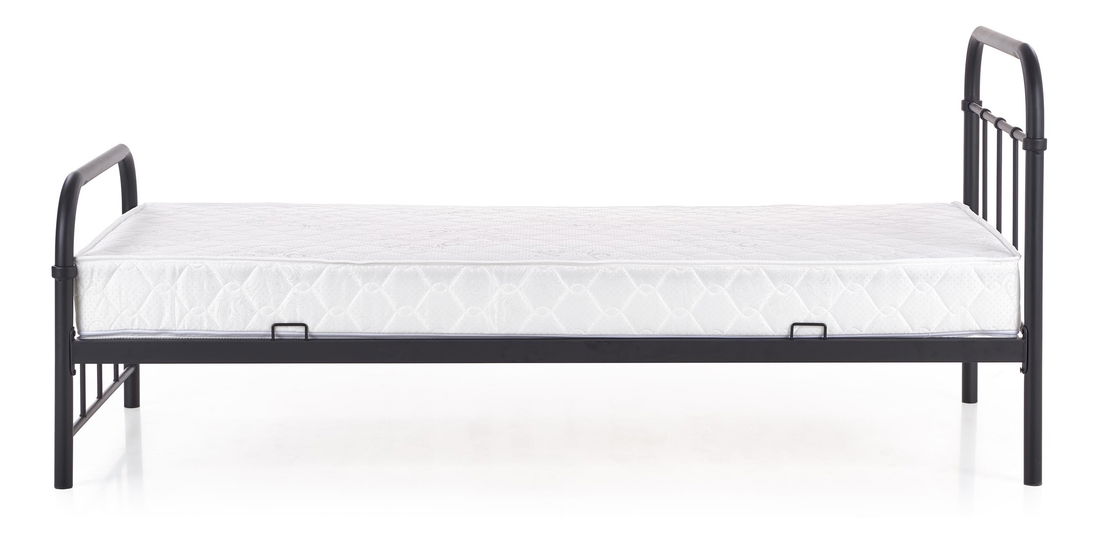Jednolůžková postel 90 cm Lashell 90 (bez matrace) (černá) *výprodej