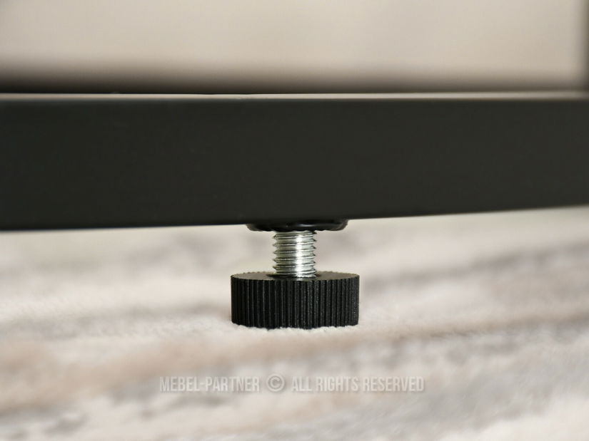 Konferenční stolek Klara (černé dřevo + černá)