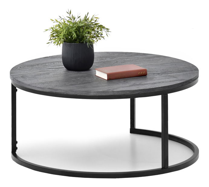 Konferenční stolek Kolja Stolek Xl (šedá + černá)