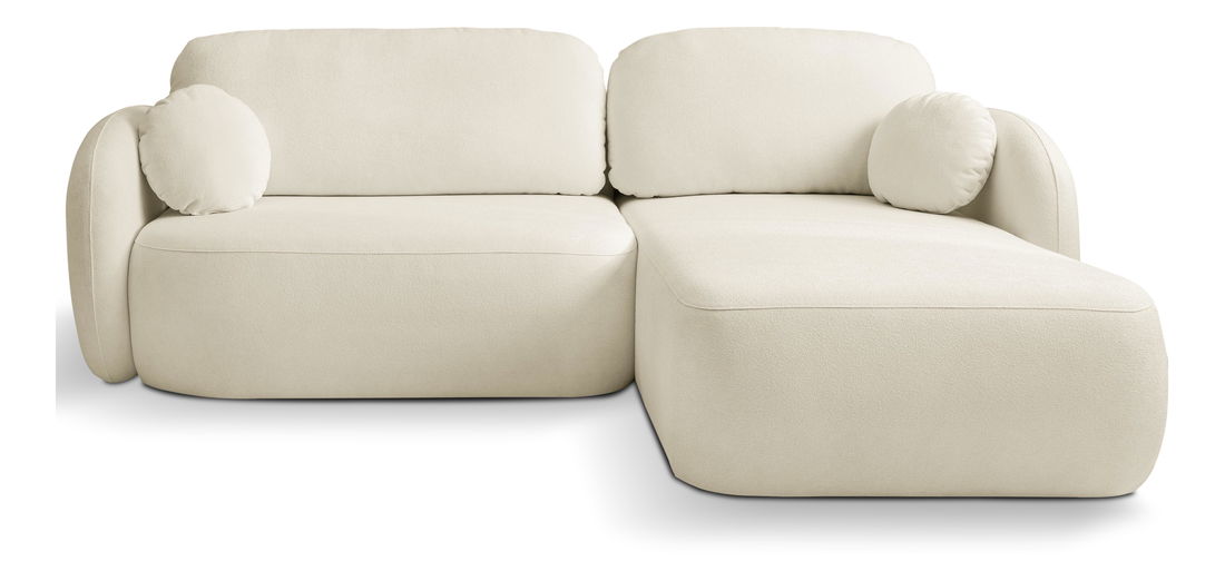 Rohová sedací souprava Onyx (krémová) (P)