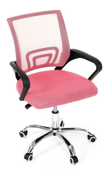 Kancelářská židle Kirmair (růžová)