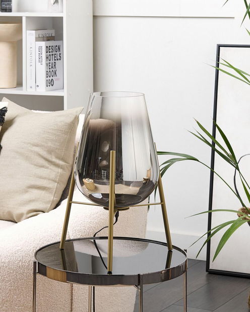 Stolní lampa Menza (zlatavá)