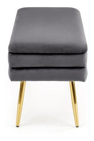 Taburetka Velen (šedá + zlatá)