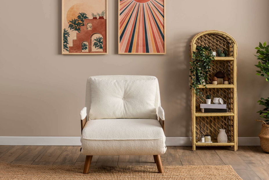 Křeslo Como S (bílá)