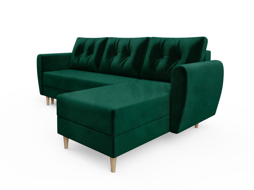 Rohová sedací souprava Palermo (zelená) (P)