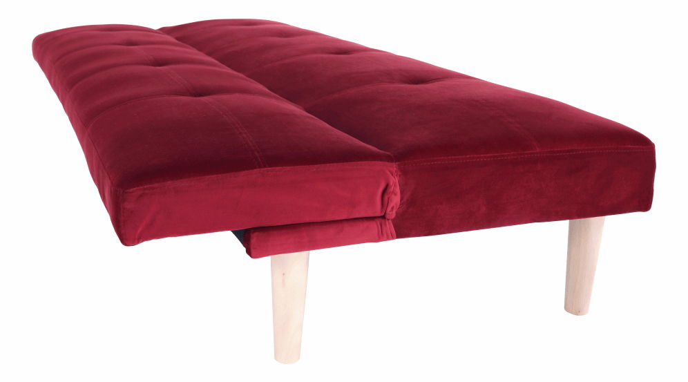 Rozkládací pohovka Adil (bordová)