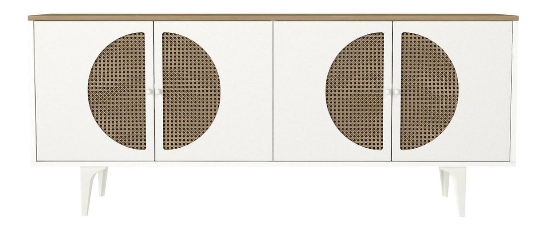 Skříňka Burinda 180 (dub bílý)