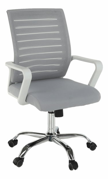 Kancelářské křeslo Cerise (bílá + šedá)