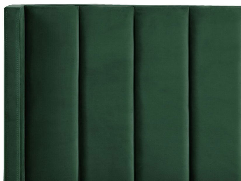 Manželská postel 160 cm Vinea (zelená) (s roštem)
