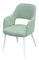 Křeslo Junio R (pistáciová + bílá)