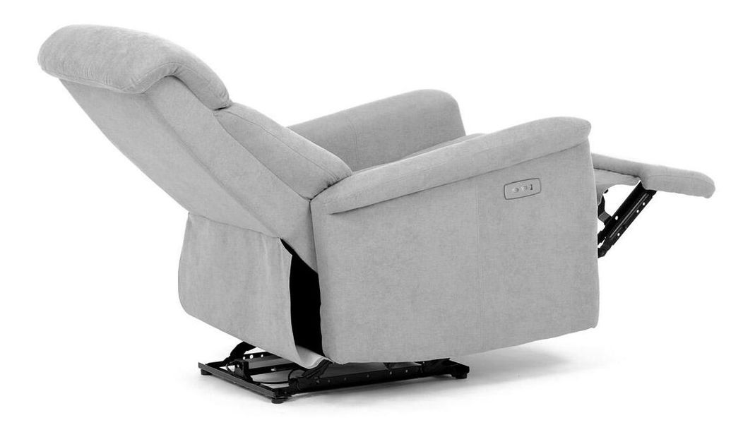 Polohovací křeslo Traste (stříbrná)