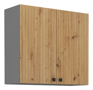 Horní kuchyňská skříňka Avantoe 80 G-72 2F (Dub artisan + Antracit)
