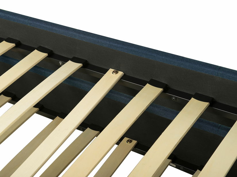 Rozkládací postel 80 cm MERMAID (s roštem) (modrá)