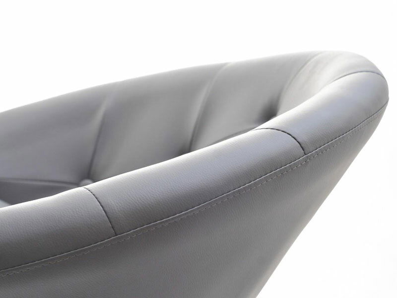 Křeslo Lush 3 (šedá + černá)