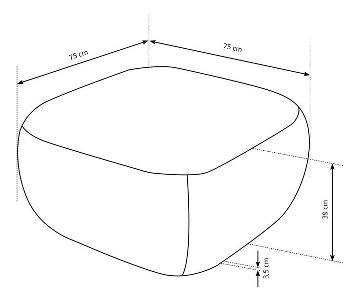 Taburetka Onyx (krémová)