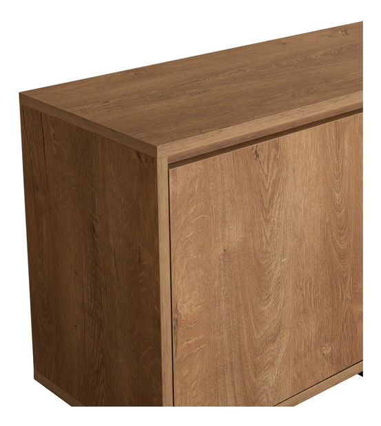 Souprava nábytku do obývacího pokoje Laxi 17 (ořech + černá)