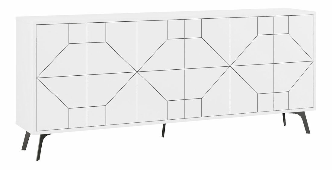 Skříňka Duben 2 (Bílá)