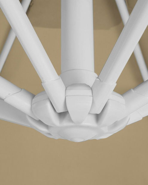 Zahradní slunečník 300 cm SAVISSI (hliník) (pískově béžová)