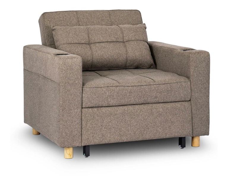 Rozkládací křeslo Suspendida (béžová)