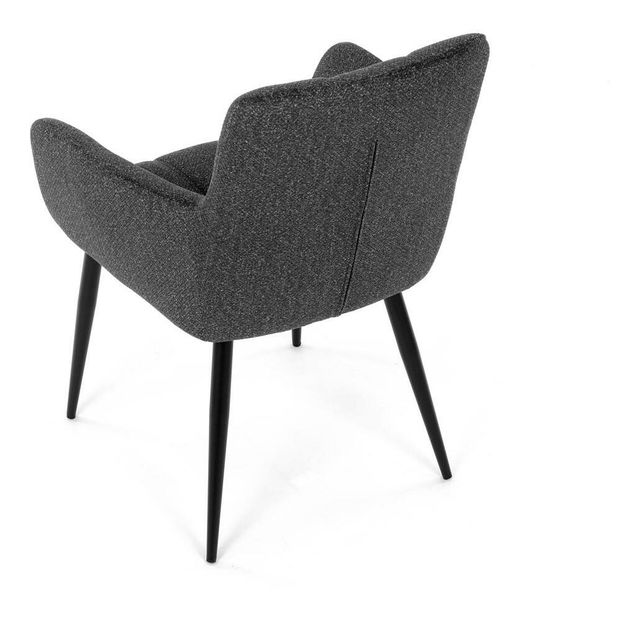 Jídelní židle Dedicada (tmavě šedá)