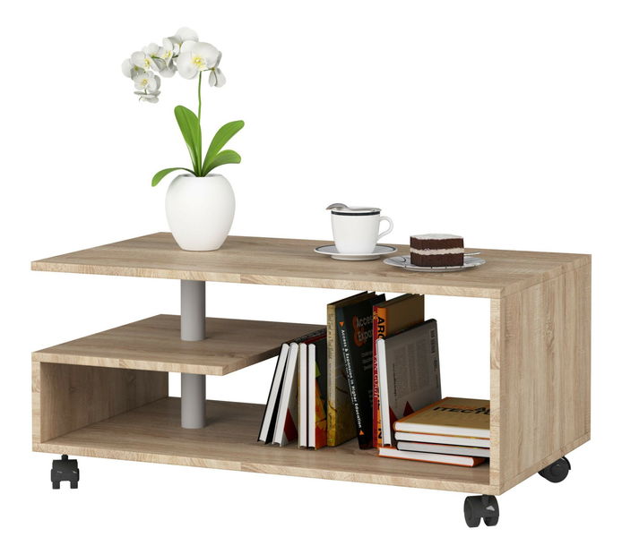 Konferenční stolek Vivek (dub sonoma)