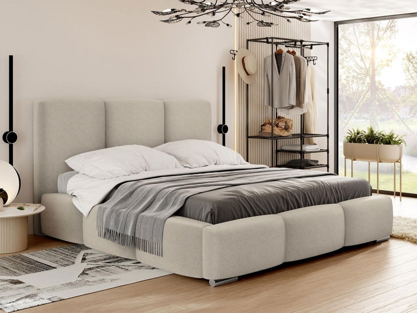 Manželská postel 160cm Armisticio (khaki)