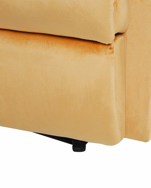 Relaxační křeslo Elsia (hořčicová)