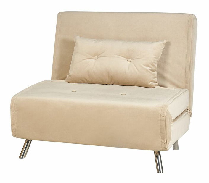 Rozkládací křeslo Finnegan (béžová)