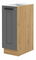 Dolní kuchyňská skříňka Lucid 30 D CARGO BB (dub artisan + dustgrey)