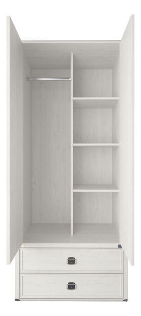 Šatní skříň Marlene (borovice vintage)