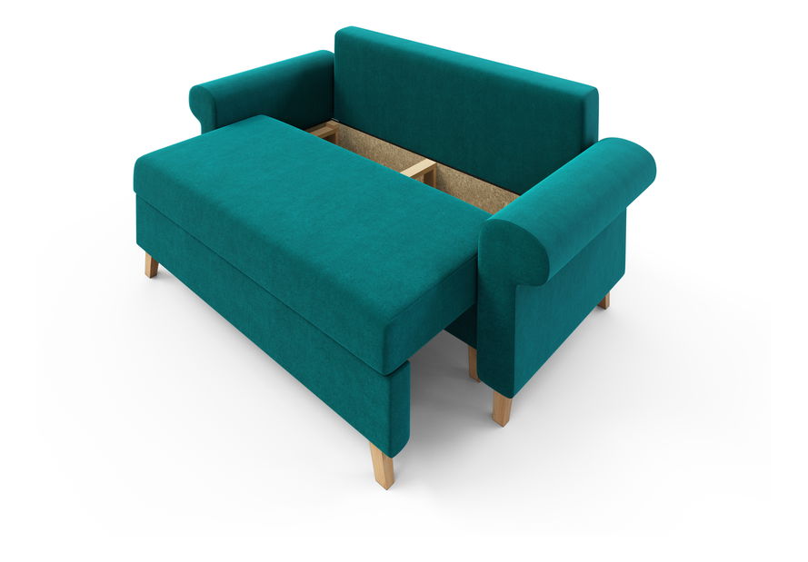 Pohovka dvousedačka Ostrol (tyrkysová)