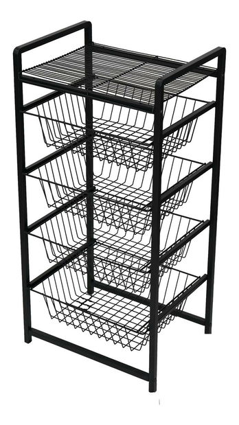 Servírovací stolek Tosina 1 (černá)