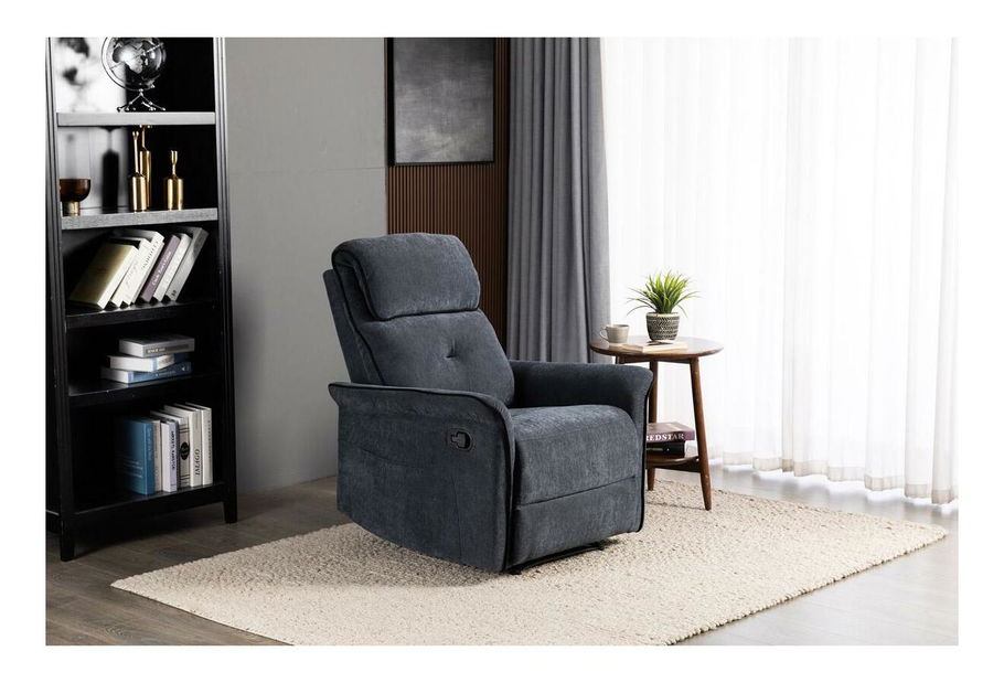 Polohovací křeslo Trato (šedá)