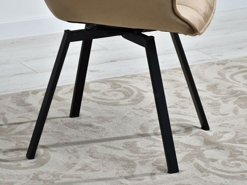 Židle Aranbura (béžová + černá)