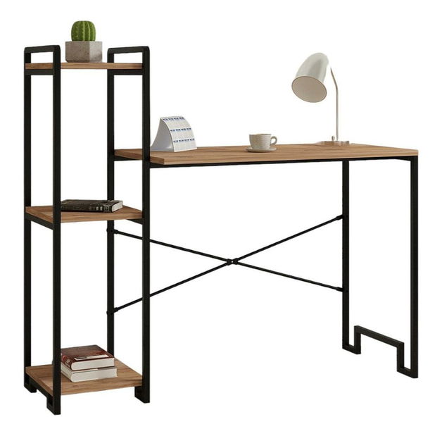 Psací stůl Dipelo (borovice atlantická + černá)