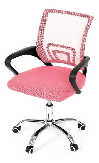 Kancelářská židle Kirmair (růžová)