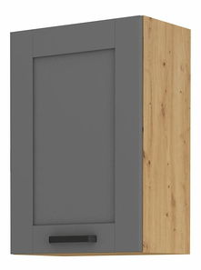 Horní kuchyňská skříňka Lucid 50 G 72 1F (dub artisan + dustgrey)