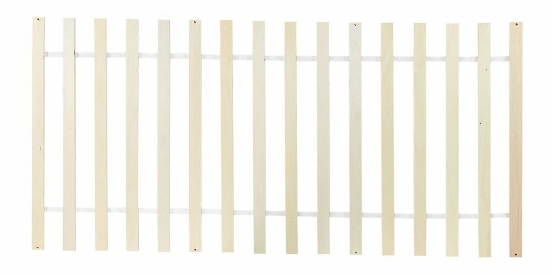 Postel 90x200 cm Barbar (světlé dřevo) (s lamelami)