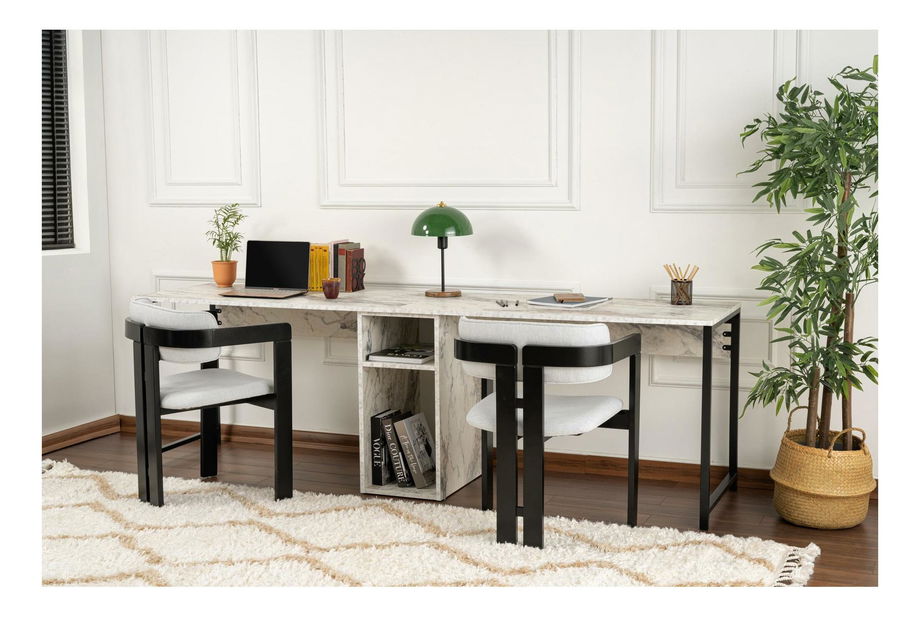 PC stolek Torpedo (frezie + černá)