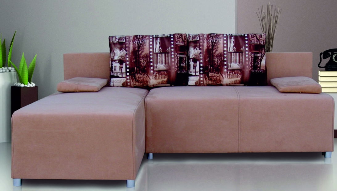 Rohová sedací souprava Kamil béžová (L)