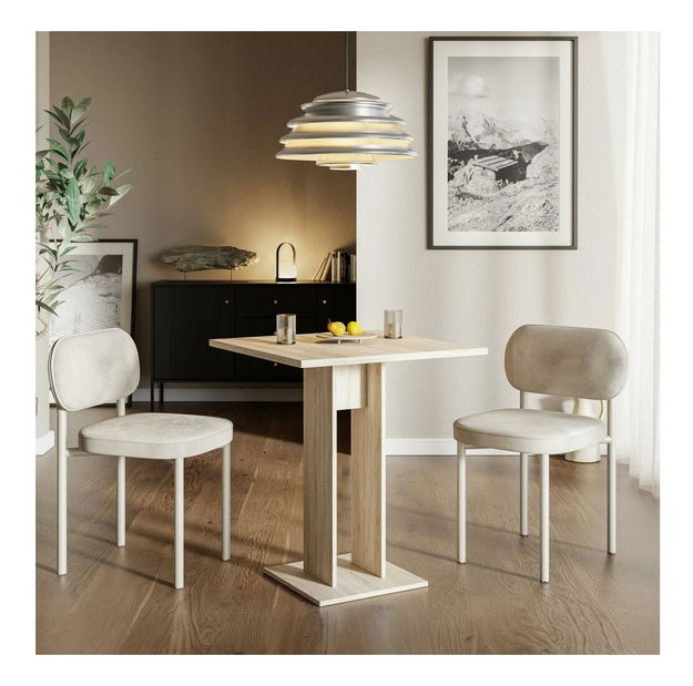 Jídelní stůl Evoreta (dub sonoma) (pro 2 osoby)