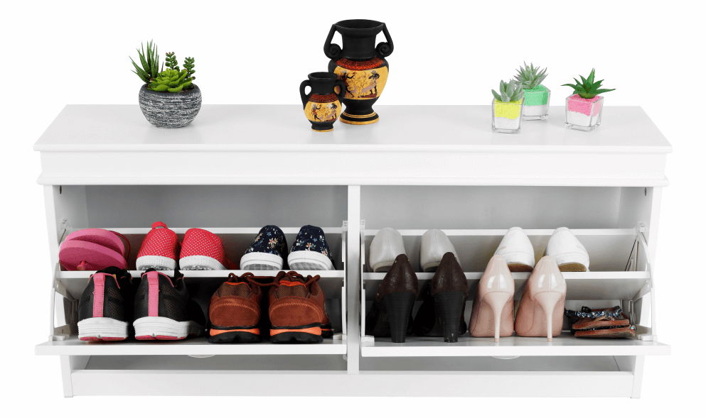 Botník 2-řadový Slebera typ 4 (bílá)