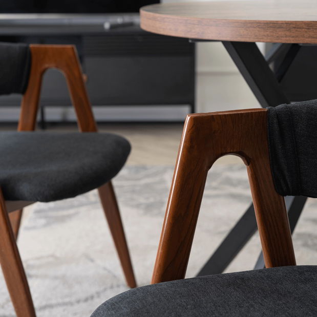  Jídelní židle Renuncio (černá + ořech)