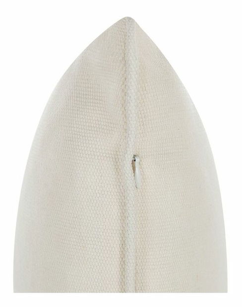 Sada 2 ozdobných polštářů 45 x 45 cm Helikop (bílá)